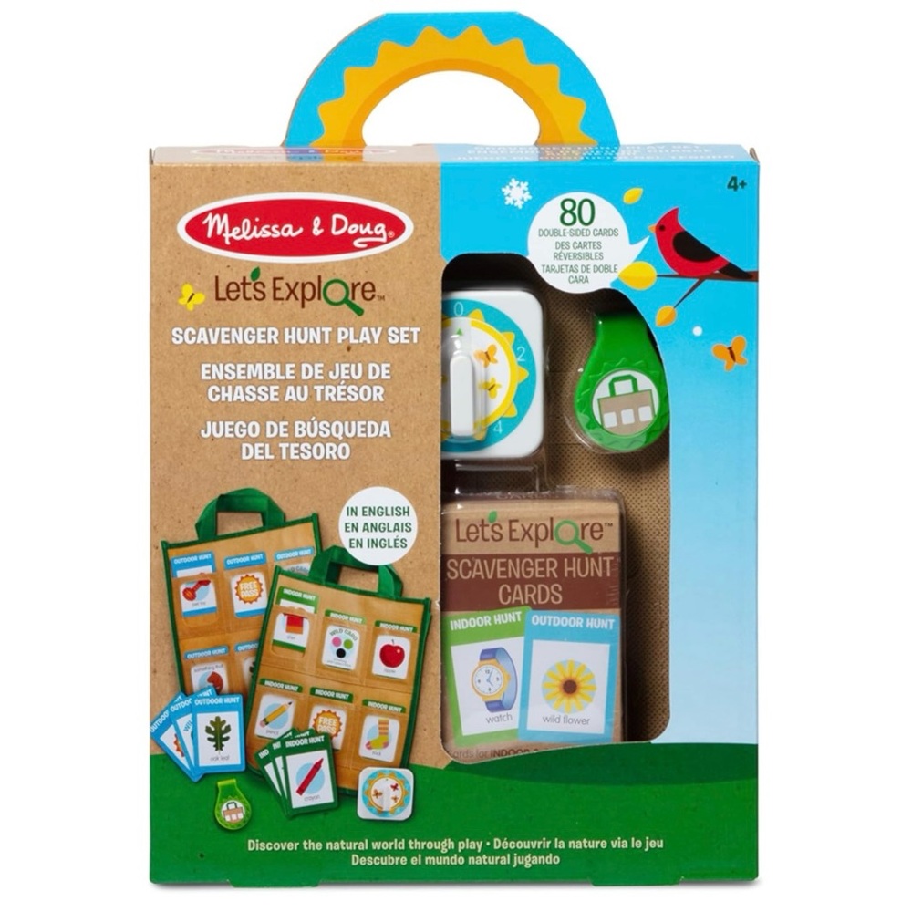 NIB Melissa & Doug Let's Explore Scavenger Hunt Play Set